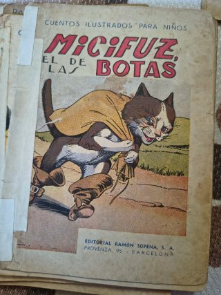 Cuentos ilustrados para niños.años 40.