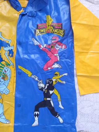Impermeabile Power Rangers Bambino anni'90