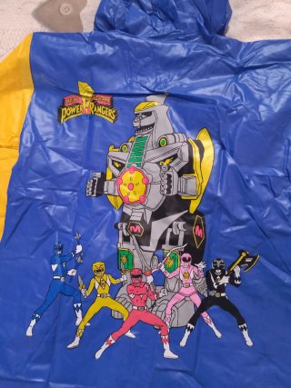 Impermeabile Power Rangers Bambino anni'90