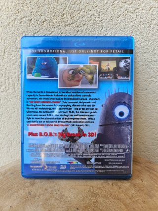 Monsters vs. Aliens Blu-ray 3D Edição Promocional