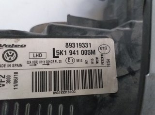441546 faro izquierdo 89319331 volkswagen golf vi