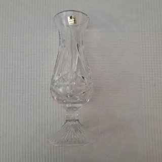 Jarrón de cristal tallado 24% PbO Hand cut