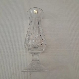 Jarrón de cristal tallado 24% PbO Hand cut