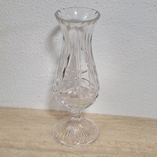 Jarrón de cristal tallado 24% PbO Hand cut
