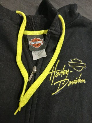 Sudadera Harley-Davidson Negra y Amarilla Mujer
