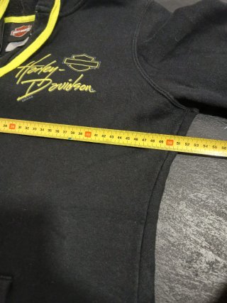 Sudadera Harley-Davidson Negra y Amarilla Mujer