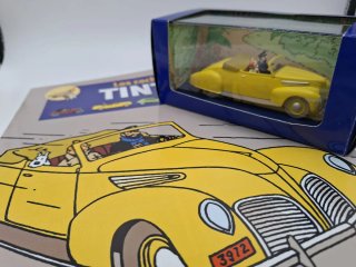 Lote Tintín: 5 Vehículos 1/43 + 3 Figuras Plomo