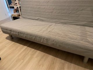Sofá Cama Ikea Gris Tela