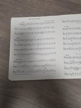 Fünf kleine Stücke - Partituras Fagot y Piano