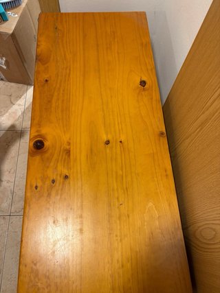 Baúl de madera maciza