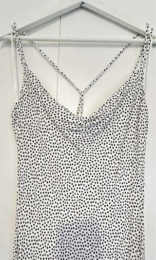 Vestido Zara lunares largo