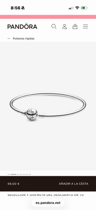 Pulsera Pandora Plata