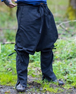 Pantalones Mytholon Ketill Algodón Negro