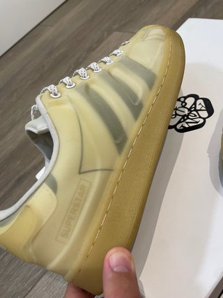 Zapatilla Adidas Superstar Talla 43 Beige/Gris