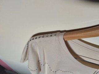 3 pares de Camisetas, negro, blanco y beige