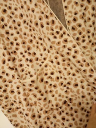 Cárdigan estampado leopardo talla única