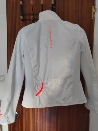 Chaqueta Cortavientos Savage Culture C.O.L. Blanca