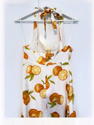 Vestido Zara Naranjas