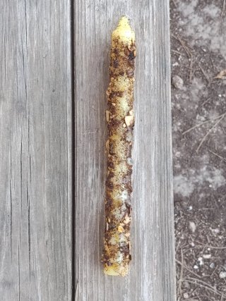Vela amarilla para ritual de abundancia