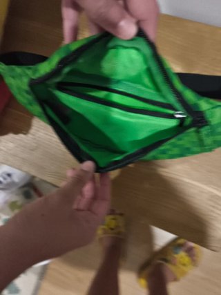Riñonera Minecraft Verde