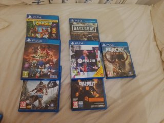 Lote 7 Videojuegos PS4