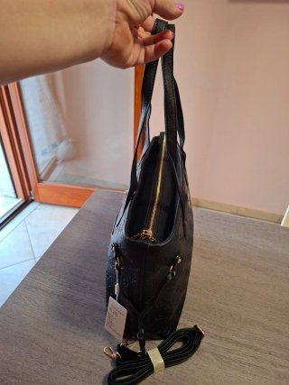 Borsa Coconuda Nera Donna