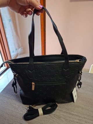 Borsa Coconuda Nera Donna
