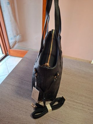 Borsa Coconuda Nera Donna