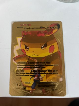 Carta Pokémon Pikachu VMAX Grisáceo PS11000