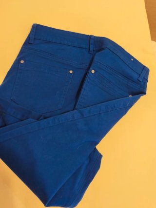 Pantalón azul mujer