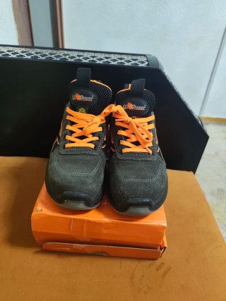 Zapatos U-Power Talla 37 Gris/Naranja