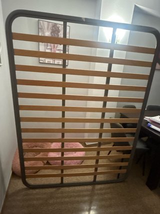 Somier metálico y de madera