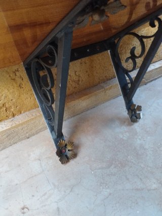 Estantería madera y metal
