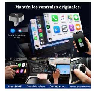 Adaptador Inalámbrico 2 en 1 CarPlay