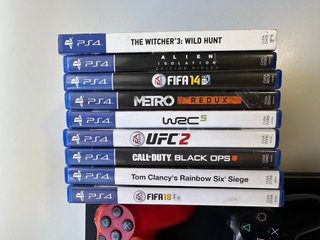 PS4 + 2 mandos + 9 juegos