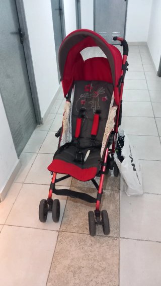 Silla de paseo Jané roja