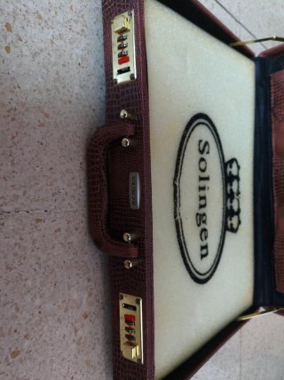 Maletín Vintage Solingen Marrón