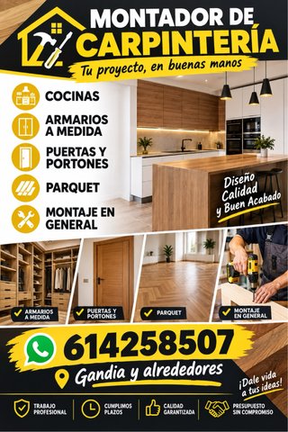MONTADOR DE CARPINTERIA