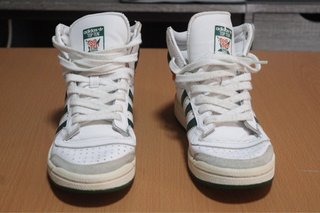 Adidas Top Ten Hi Zapatillas Blancas Verdes