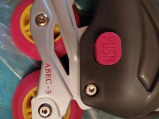 Patines Mitical Rosas y Grises
