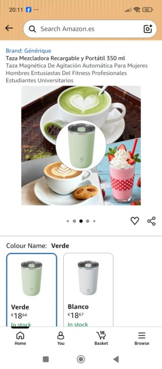 Taza agitadora magnética automática