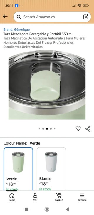 Taza agitadora magnética automática