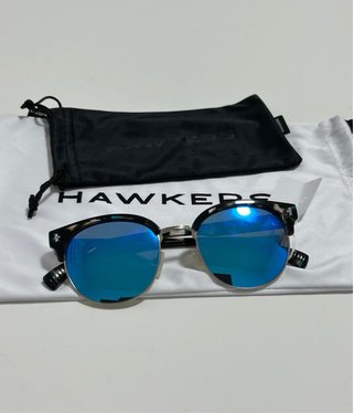 Gafas de sol Hawkers Clubmaster espejo azul nuevas