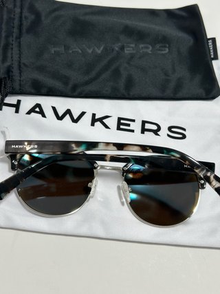 Gafas de sol Hawkers Clubmaster espejo azul nuevas