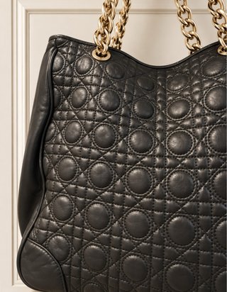 Bolso Negro de Piel Purificación García