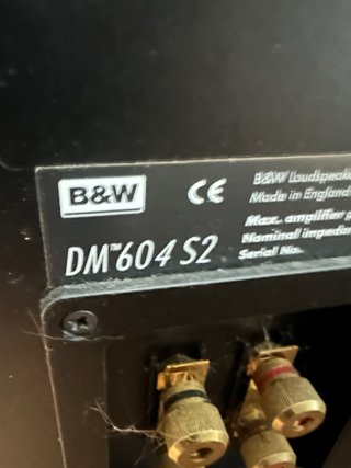 Altavoces B&W DM 604 S2