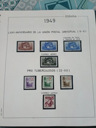 Lote Sellos España