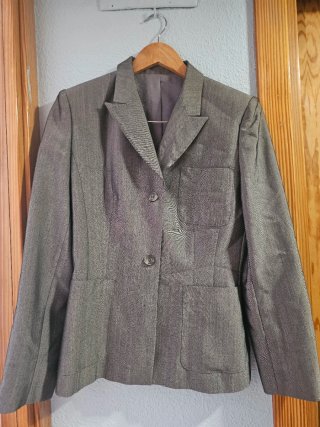 Blazer El Corte Inglés Gris Oscuro