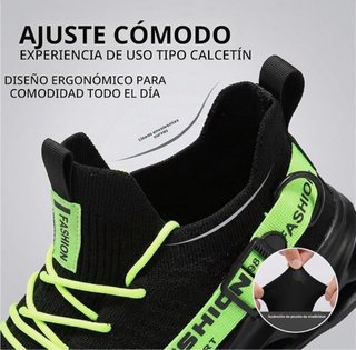 NUEVO! Zapatillas deportivas de malla hombre n. 42