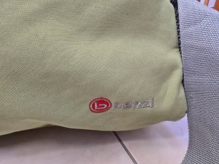 Saco de desporto Benzi verde e cinza